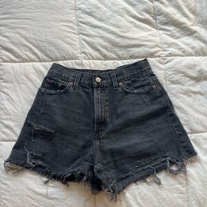 BDG A-Line Black Jean Shorts